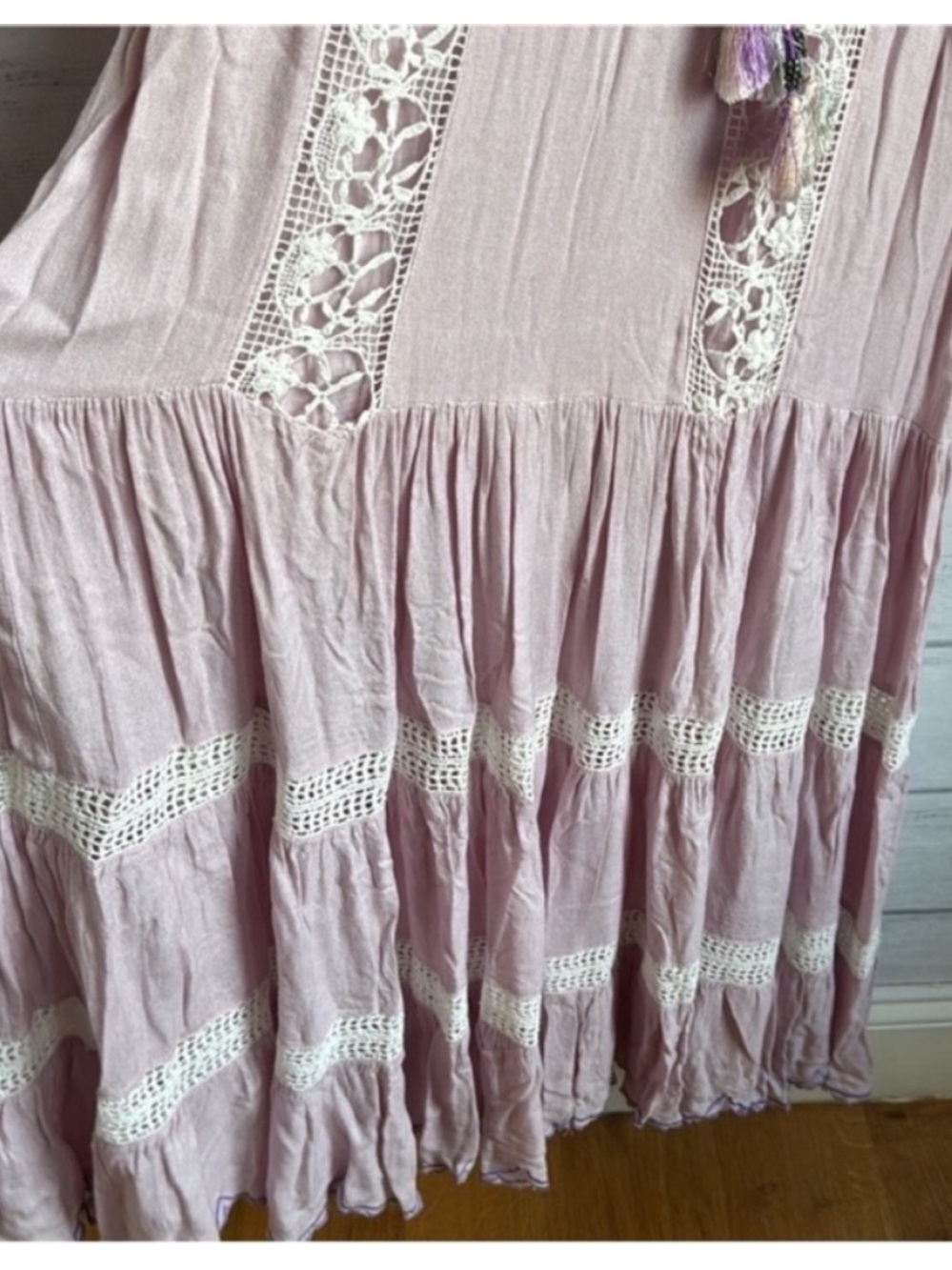 Chelsea & Violet Lavender Boho Maxi Dress - Picture 8 of 9